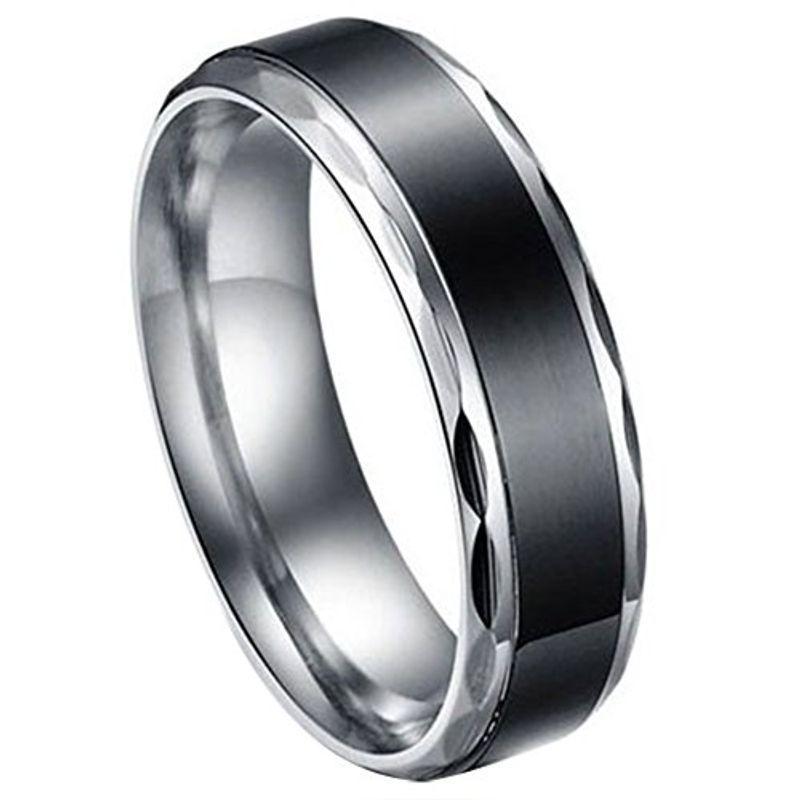 Jewelrywe ジュエリー ファッション アクセサリー メンズ リング 指輪 クラシック シンプル ステンレス カラー ブラック ケーディーラインストア 通販 Yahoo ショッピング