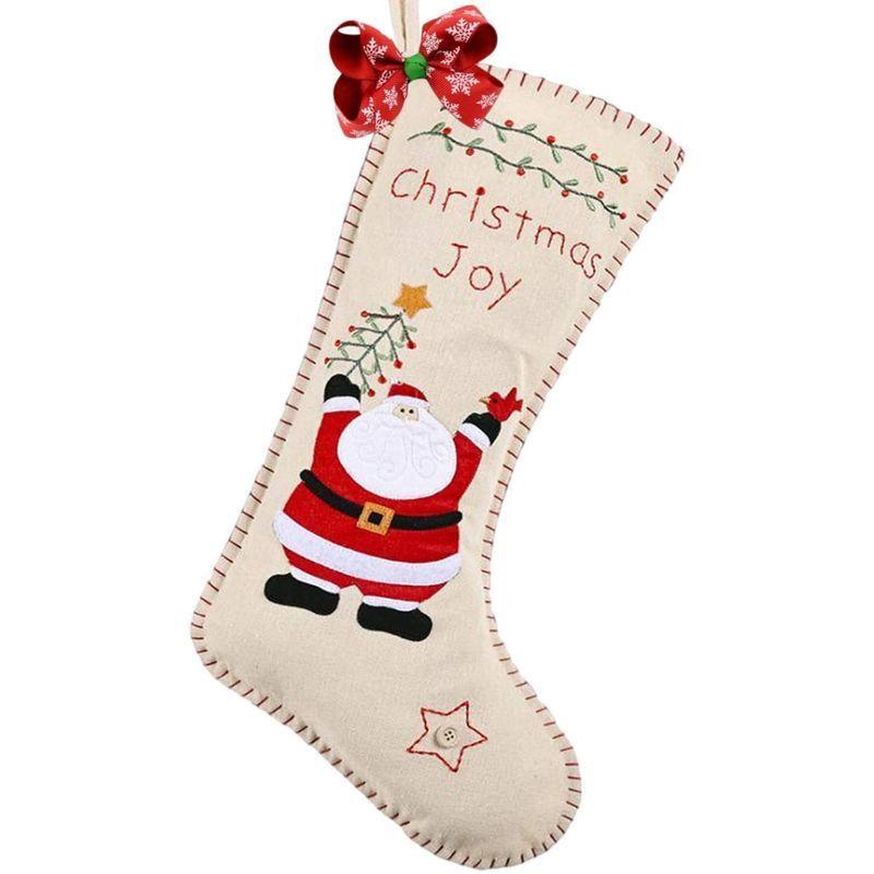 Zaccary S クリスマス サンタさん サンタクロース セット プレゼント 用 遮光防水バッグ 靴下 直送商品 プレゼント