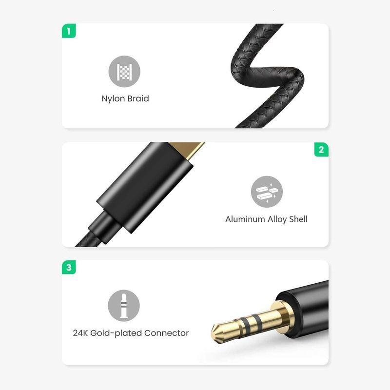 Type C オーディオ変換ケーブル To 6 35mm オス 標準プラグ タイプc オーディオケーブル To 1 4 Trsケーブル 変換 ケーディーラインストア 通販 Yahoo ショッピング