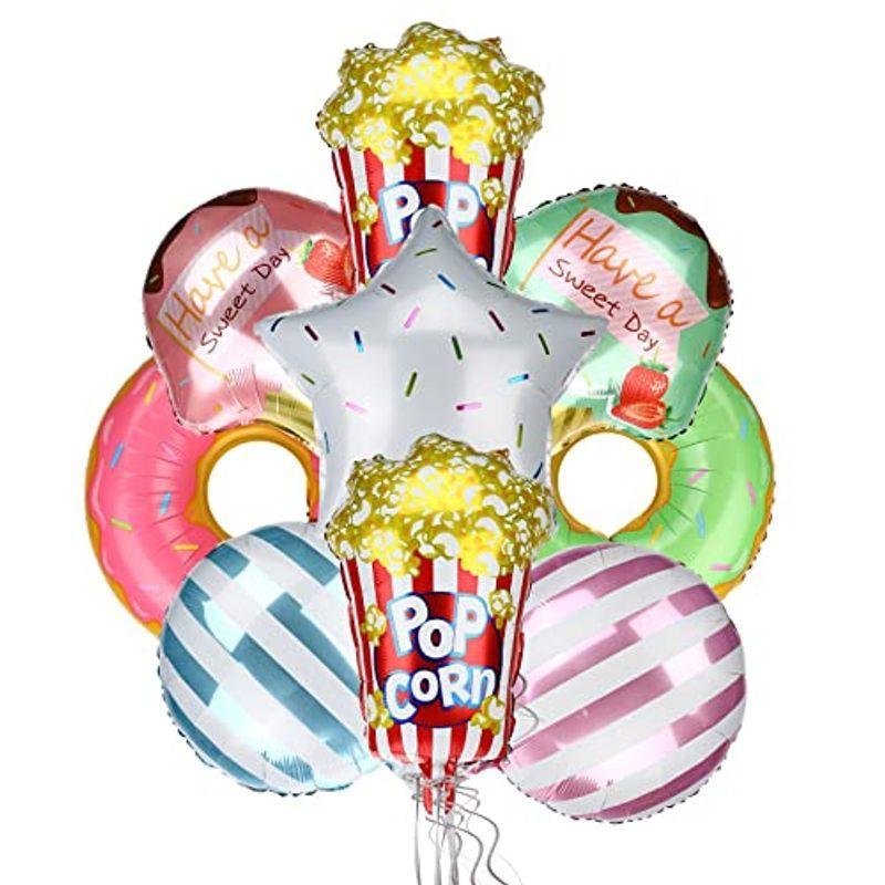 BESTOYARD 9個 バルーン 風船 アルミ ドーナツ アイスクリーム キャンディー かわいい 大 誕生日パーティーデコレーション 装飾  :20220202010725-00571:ケーディーラインストア - 通販 - Yahoo!ショッピング