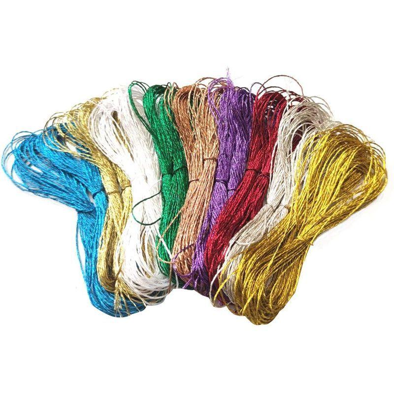 刺しゅう糸 カラー ラメ入り刺繍系 まとめ買いオリジナルセット 金属光沢 18束 12本綴 216本 ケーディーラインストア 通販 Yahoo ショッピング