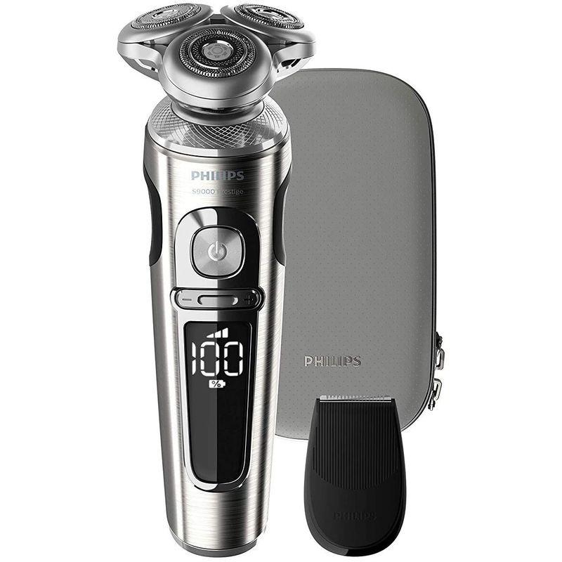 中古品 フィリップスS9000 プレステージ メンズ電気シェーバー72枚刃 回転式お風呂剃り&丸洗い可 SP9820/12 【FKP1505803333】(53501円)