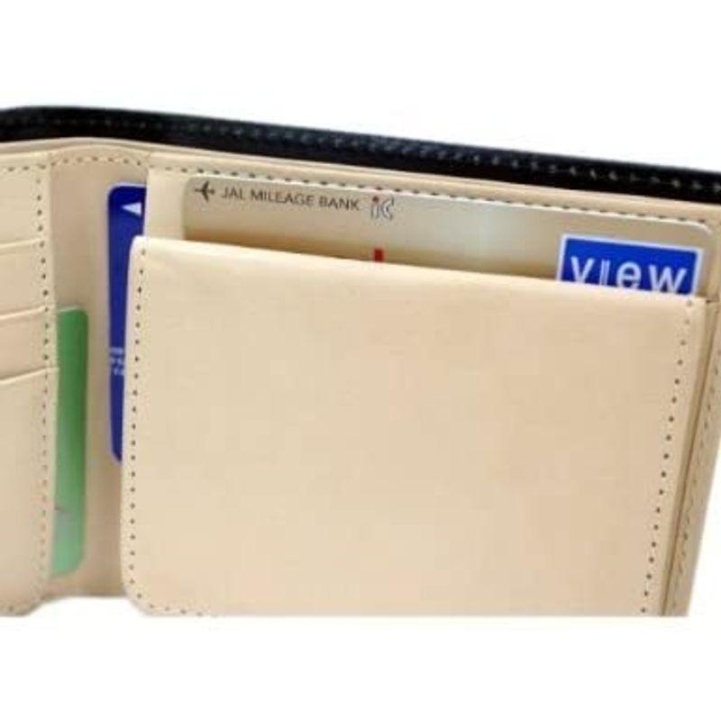 【24時間以内発送】 Saint Mode（セイントモード）国産コードバン(馬尻革)×本ヌメ革財布(BOX型小銭入付二つ折財布） (ブルー) 【2758317203】(14498円)