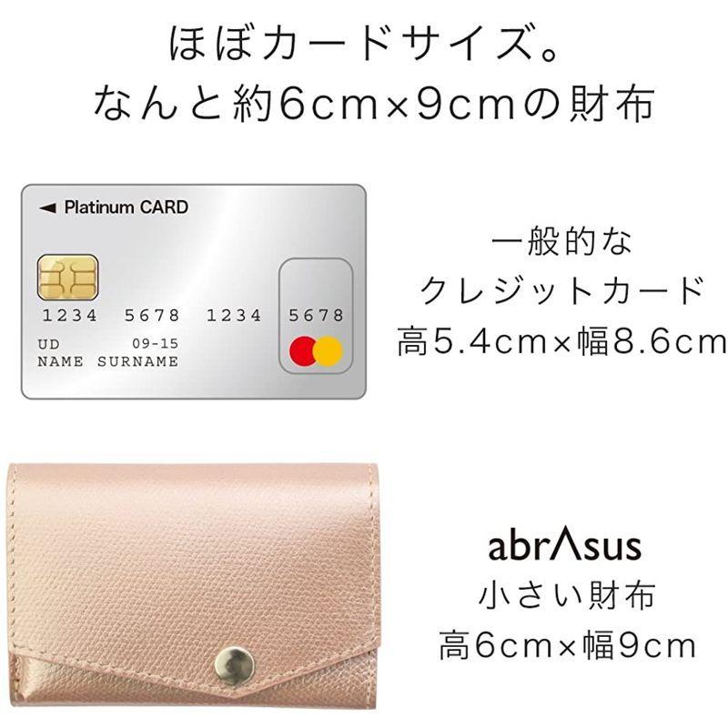 アブラサス (abrAsus) 小さい財布 パールアイボリー レディース 財布 プレゼント ギフト 日本製 - 5