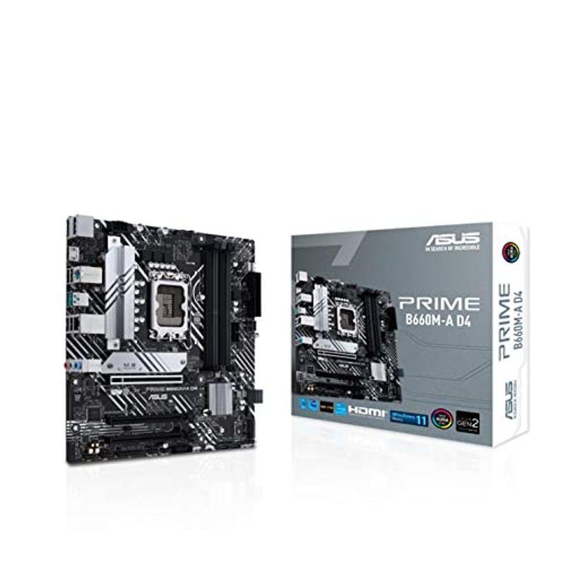 ASUS INTEL 第12世代 CPU (LGA1700) 対応 B660 チップセット mATX マザーボード PRIME B660M-