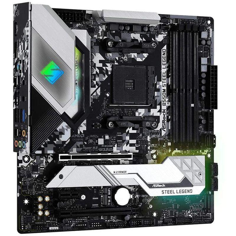 ASRock AMD Ryzen 5000シリーズ (Soket AM4)対応 B550チップセット搭載 Micro ATX マザーボード｜kdline｜04