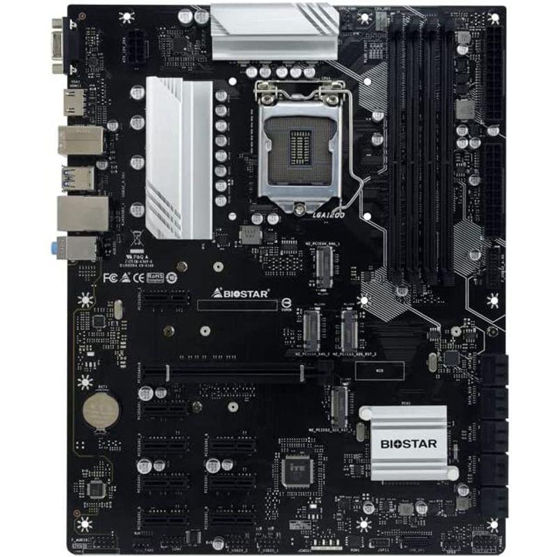 BIOSTAR Z590チップセット採用 PCIe 9スロット搭載 マイニング向けマザーボード TZ590-BTC DUO PCIe