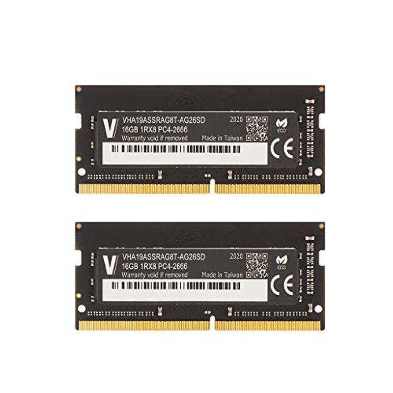 v-color Hynix IC ノートPC用メモリ DDR4 2666MHz PC4-21300 32GB (16GB×2枚) SO-DI