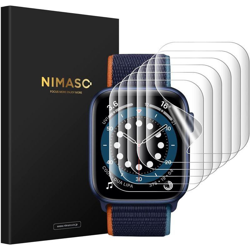 6枚組 NIMASO Apple Watch 44 / 42mm 用 保護 フィルム Apple Watch series SE / 6 /｜kdline｜03
