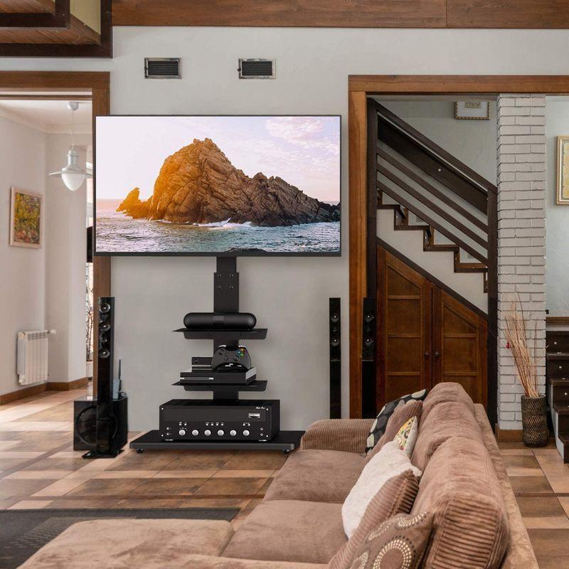 Rfiver テレビスタンド 壁寄せ tvスタンド 32?65インチ 液晶テレビ対応 高さ調節可能 左右回転可能 棚板付き ハイタイプ ブラ :20220226121417-00230:ケーディーラインストア - 通販 - Yahoo!ショッピング Rfiver テレビスタンド 壁寄せ tvスタンド 32?65インチ 液晶テレビ対応 高さ調節可能 左右回転可能 棚板付き ハイタイプ ブラ :20220226121417-00230:ケーディーラインストア - 通販 - Yahoo!ショッピング