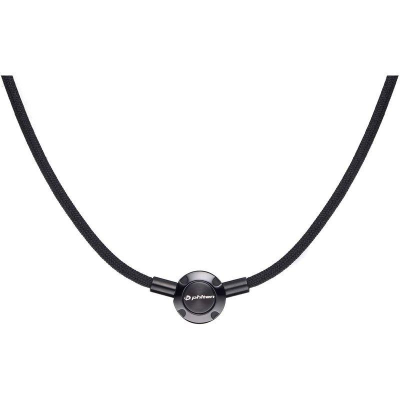 ファイテン(phiten) ネックレス RAKUWAネック メタックス プッシュタイプ ブラック 45cm 
