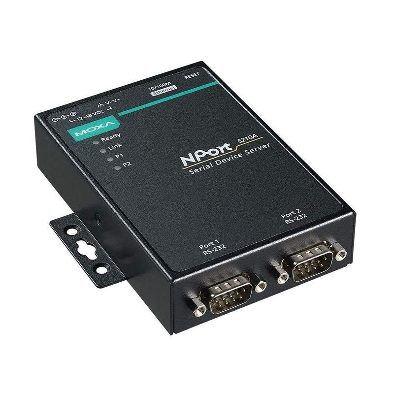 MOXA 高機能 2ポート RS-232 シリアルデバイス・サーバ NPort 5210A 