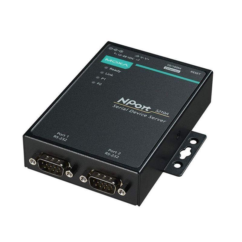 MOXA 高機能 2ポート RS-232 シリアルデバイス・サーバ NPort 5210A 