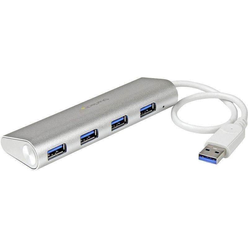 4ポート ポータブル USB 3.0ハブ ケーブル付属 ST43004UA