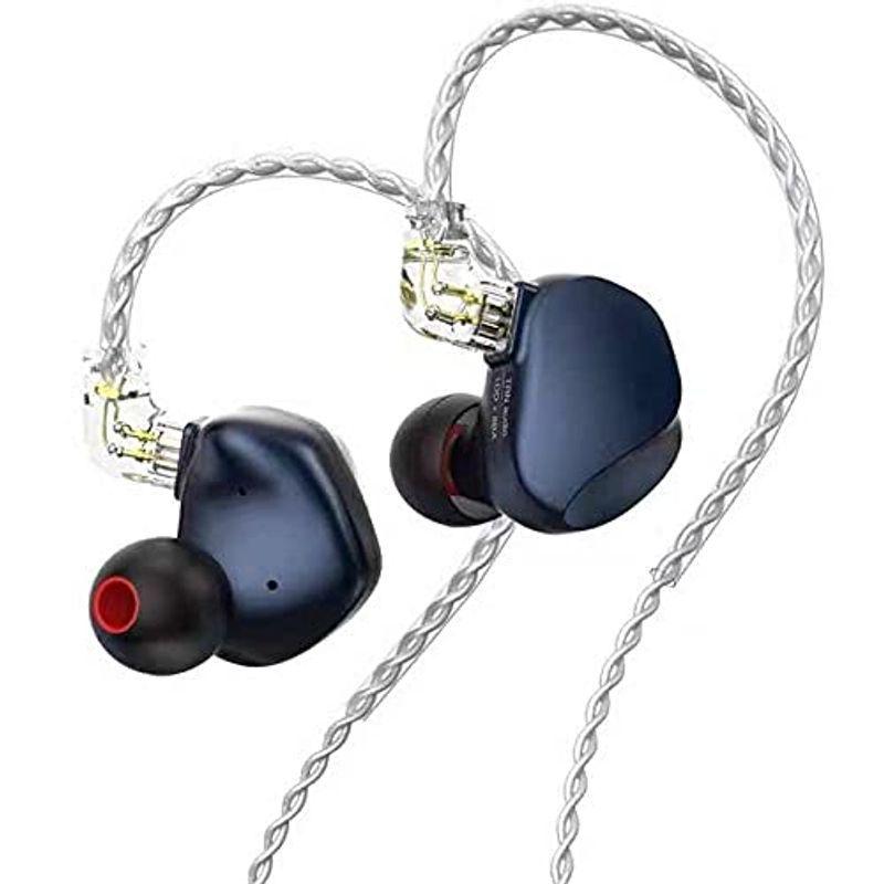 TRN VX Proインイヤーモニター、9ハイブリッドドライバーフラッグシップIem earphone、2ピン取り外し可能ケーブル付きイヤー