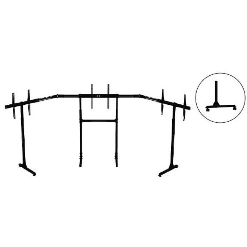 Next Level Racing 独立モニタースタンド Free Standing Triple Monitor 3面独立スタンド VES     商品情報    【梱包目安サイズ】　高さ : 14.10 cm　横幅 : 49.00 cm　奥行 : 