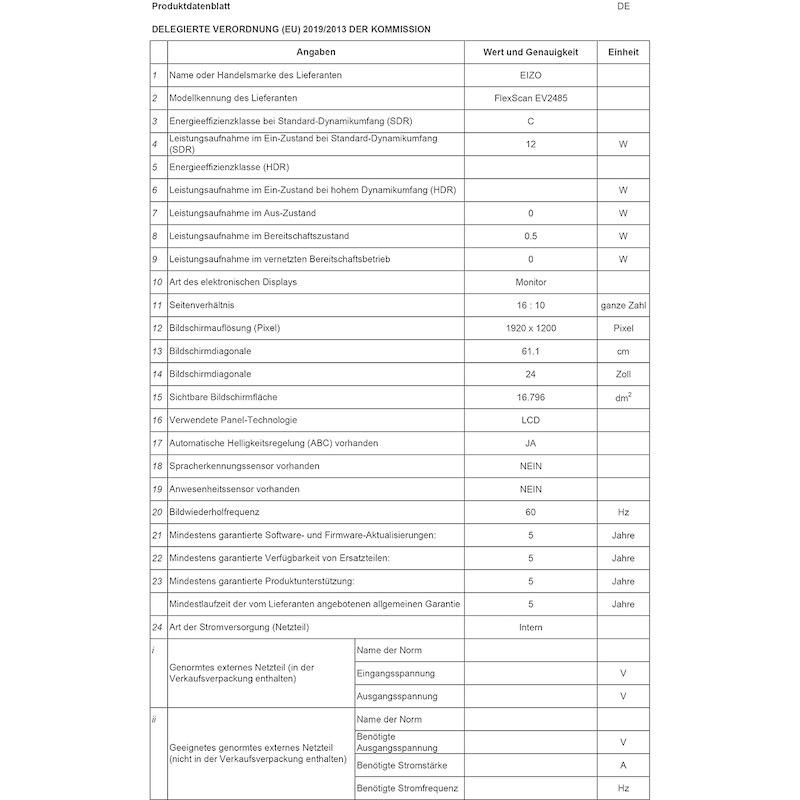 【最終値下げ】 EIZO FlexScan EV2485-WT (24.1型/1920×1200/フレームレスモニター/アンチグレアIPS/疲れ目軽減/ホワ 【R1163409578】(41336円)