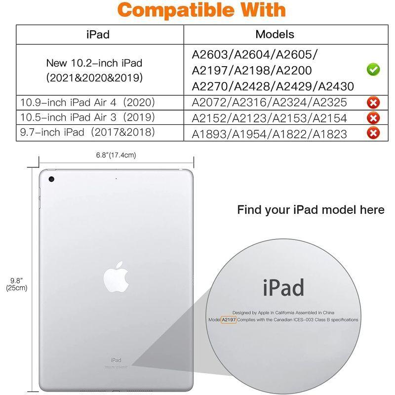iPad 10.2 ケース 2021 MoKo iPad 9 ケース 第9世代/第8世代/第7世代 Apple iPad 10.2インチ 2｜kdline｜02