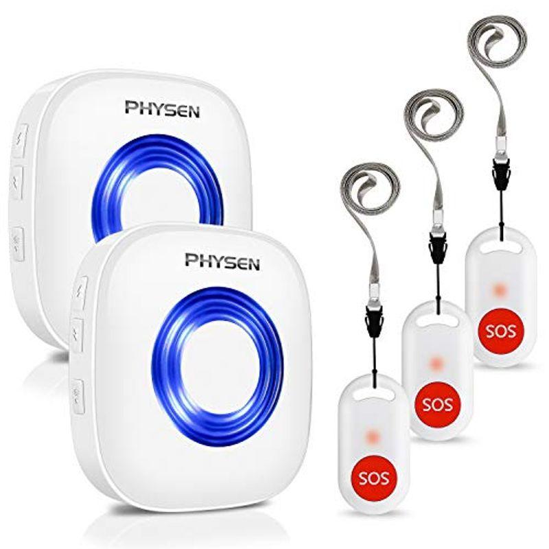 SOS緊急コールセット PHYSEN 呼び出しベル 介護ベル ポケット