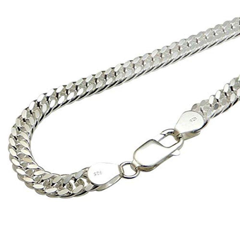 バリエーション多数有り 太い ダブル喜平 4.4mm 50cm ネックレス メンズ シルバー925 喜平ネックレス シルバーネックレス メン