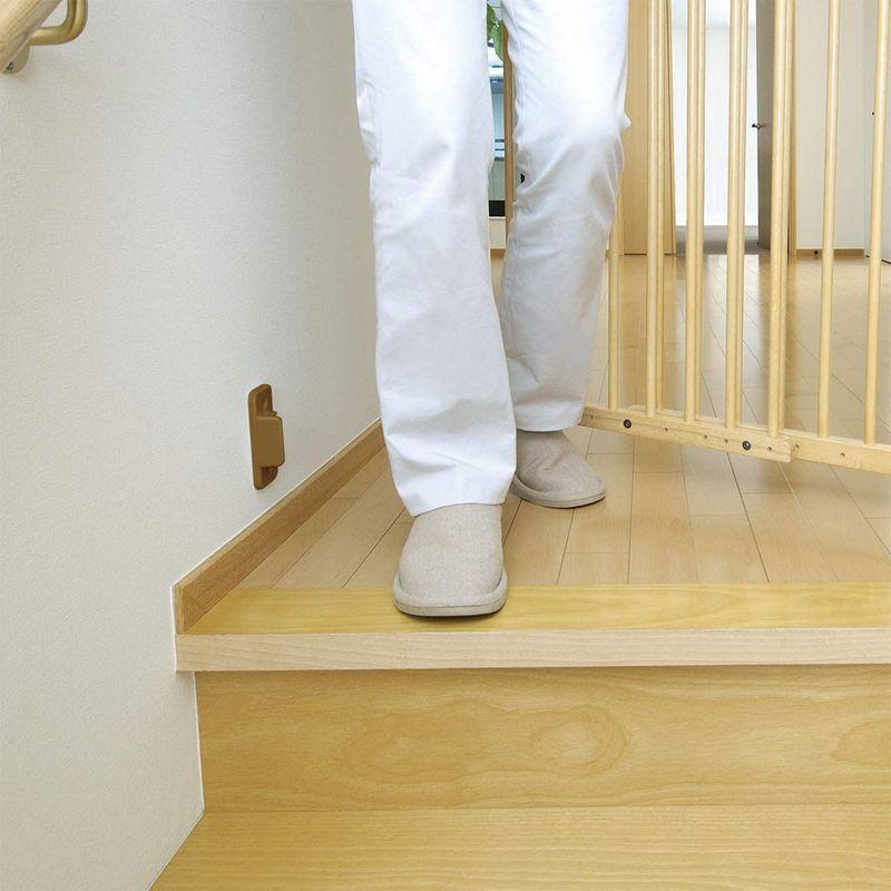 リッチェル Richell 階段の上でも使える木のバリアフリーゲート 