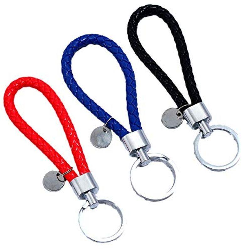 Copeflap キーホルダー 革 編み込み キーリング 車 バイク 自転車 鍵 レザーストラップ キーストラップ おしゃれ キー ストラップ Cae0kcianl 車 バイク 自転車 Editorialdismes Com