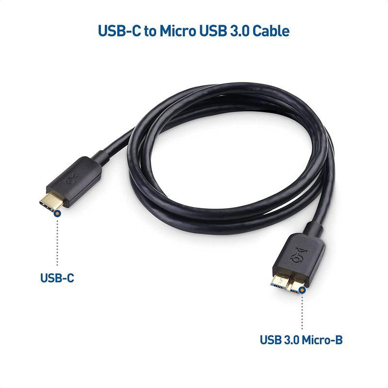 Cable Matters USB Type C Micro B 変換ケーブル 5 Gbps Micro B 9ピン 1m 外付けHDD U｜kdline｜06