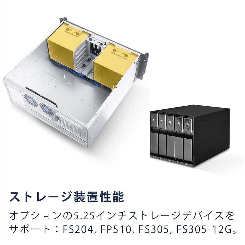 SilverStone (シルバーストーン) ラックマウントサーバーシャーシ 4U SSI-CEB ATX対応 PCケース SST-RM41 USB