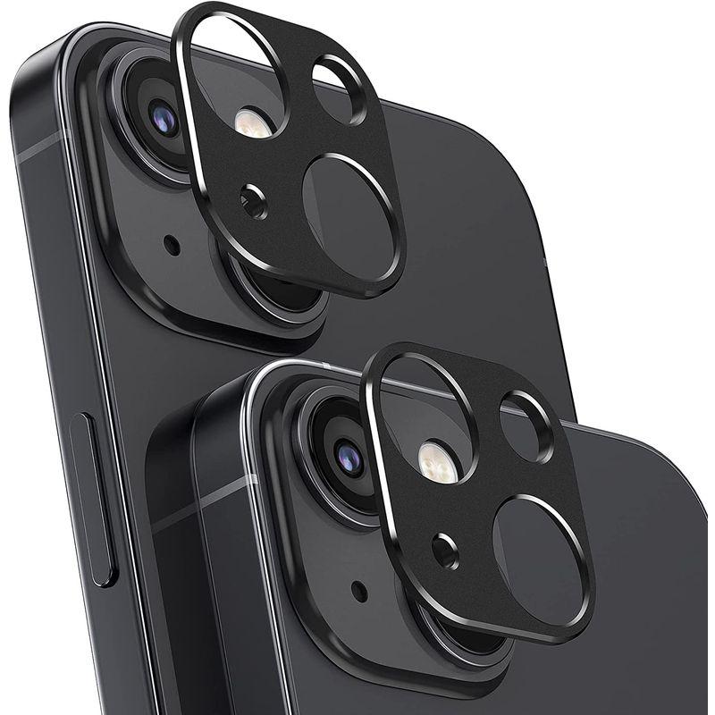 NIMASO カメラフィルム iPhone14 用/iPhone 14 Plus 用 カメラ レンズ 保護カバー アルミ合金製 擦り傷防止｜kdline｜02