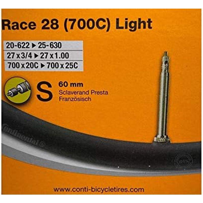 コンチネンタル(Continental) チューブ Race28 Light 軽量 700×20-25c 仏式 バルブ長さ 60mm 1本｜kdline｜03