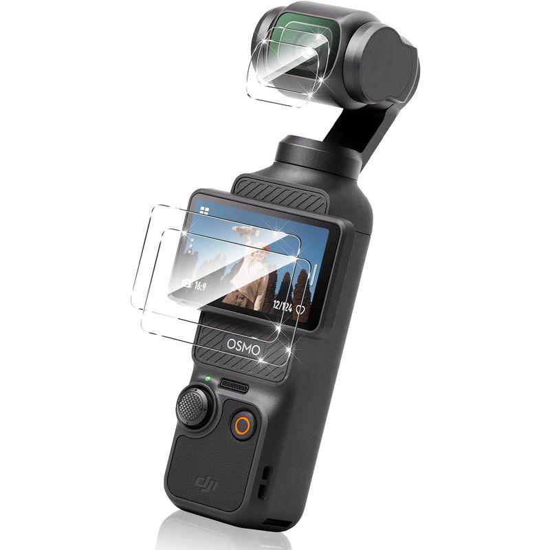 ohyes DJI OSMO Pocket 3 フィルム 強化ガラス2枚 + カメラフィルム2枚4枚セットDJI OSMO Pocket 3｜kdline｜05