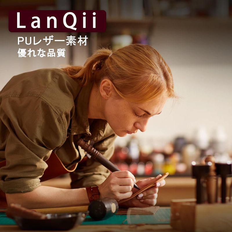 LanQii レザーバンド HuaWei Watch Fit 2 対応 バンド PUレザー素材 ベルト ソフト 柔軟性 ビジネス風 交換ベル｜kdline｜02