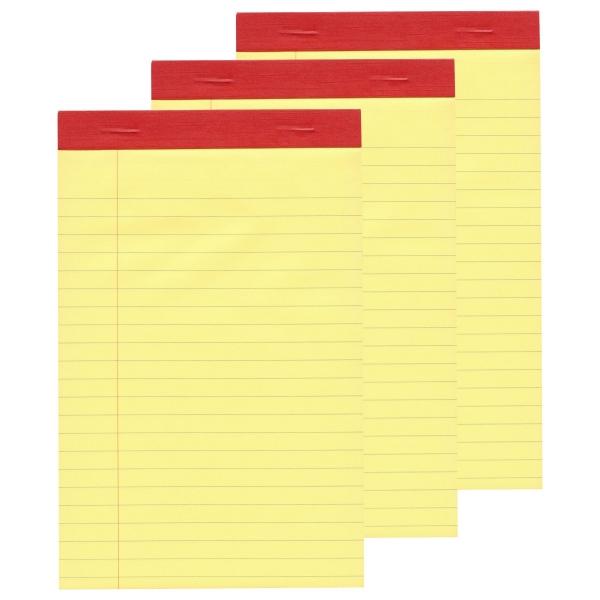 リーガルパッドJr. B6サイズ 127×184mm 横罫 50枚 3冊入り LPS3