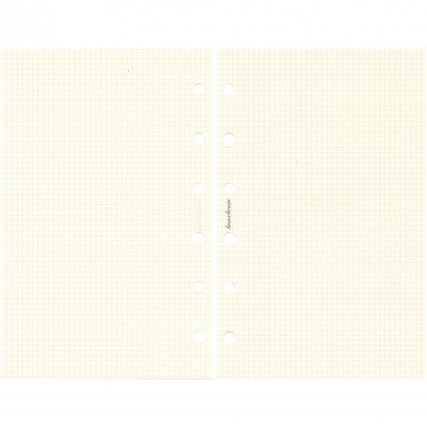 ミニ6穴サイズ メモ2mm方眼100枚 523-514 システム手帳リフィル : 文具