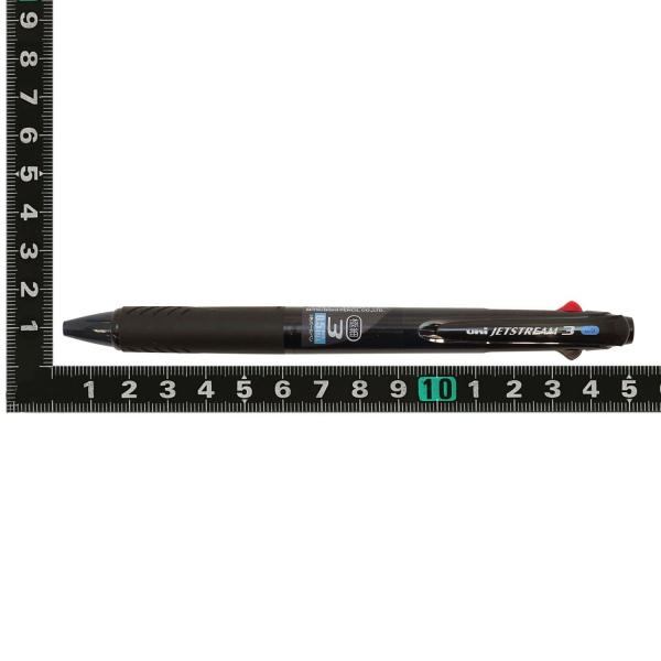 多色ボールペン ジェットストリーム 0.5mm 3色ボールペン 透明ブラック