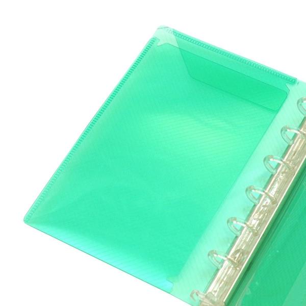 平成レトロ　ミニ6 バインダー　システム手帳 ミニ6穴 マイシステムバインダー(システム手帳バインダー) Sクリア