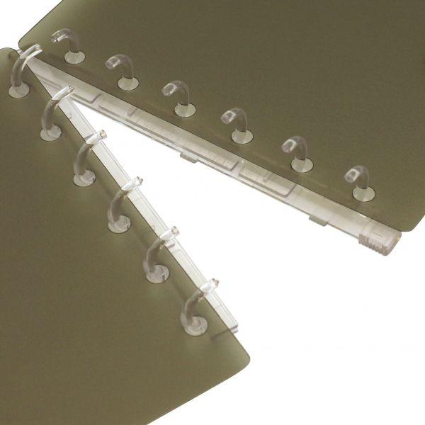 ミニ6穴 CRF-6H システムバインダー(システム手帳バインダー) クリア