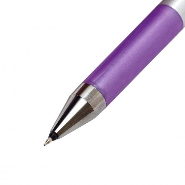 ゲルインキボールペン ジュースアップ ノック式 0.4mm メタリックカラー 6色セット  LJP120S4-6CM｜kdmbz｜03