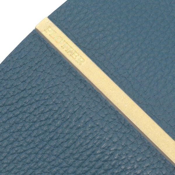 ミニ6穴サイズ プロッター シュリンク リング径11mm ブルー レザー