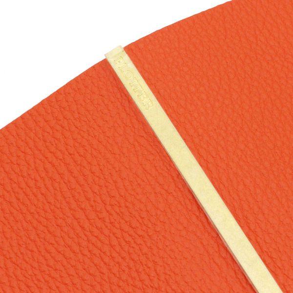 A5サイズ プロッター シュリンク リング径11mm オレンジ レザー