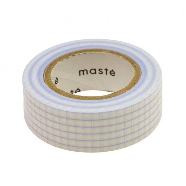 水性ペンで書けるマスキングテープ/小巻/マステ 15mm×10m ブルーグレー