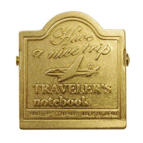 トラベラーズノートリフィル ブラスクリップ 飛行機 43090 : 文具
