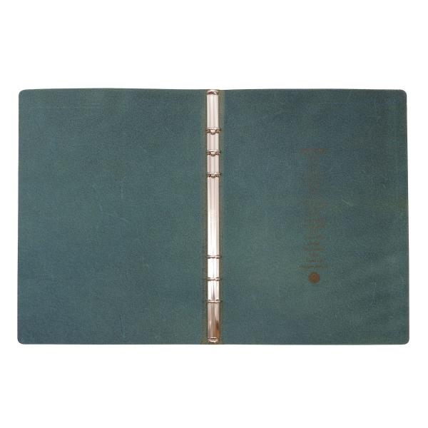 システム手帳 プロッター A5サイズ Liscio/リスシオ 11mm ブラウン