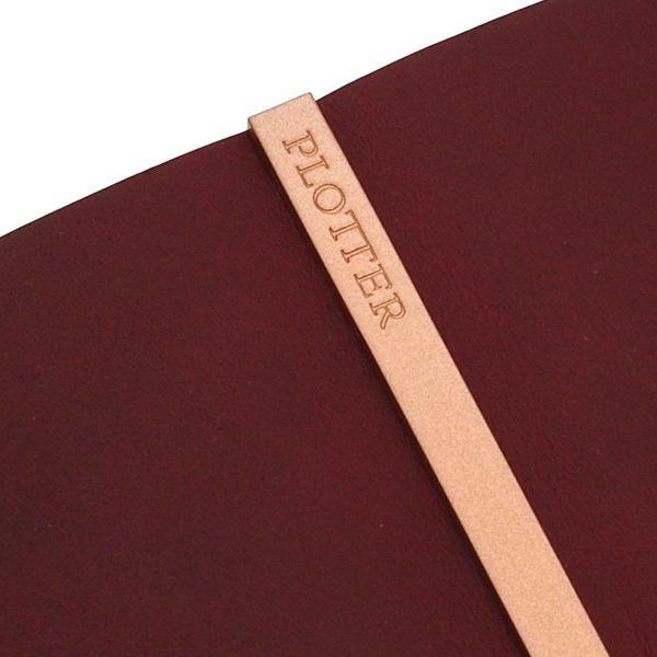システム手帳 プロッター ナローサイズ Liscio/リスシオ 11mm ワイン