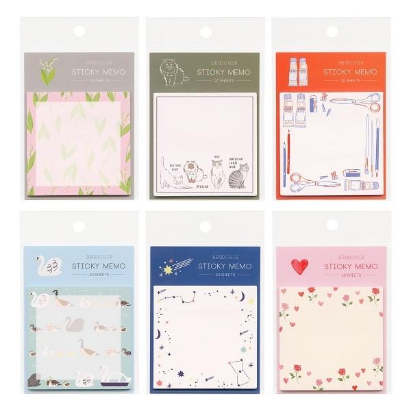 付箋 ふせん Broochir スクエア Cat スティッキーメモ かわいい 011 P 文具 文房具のkdm ヤフー店 通販 Yahoo ショッピング