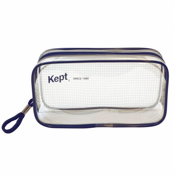 筆箱 Kept/ケプト クリア ペンポーチ ネイビー 筆箱 透明 かわいい KPF902K