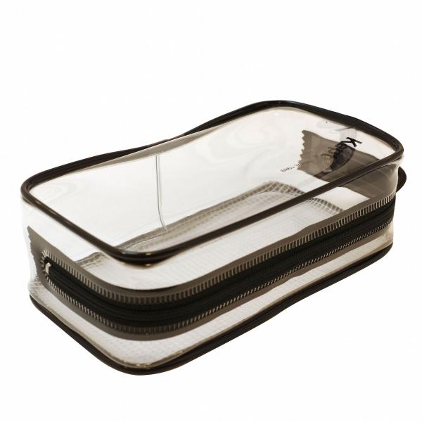 Kept/ケプト クリア ペンポーチ ネイビー 筆箱 透明 かわいい KPF902K