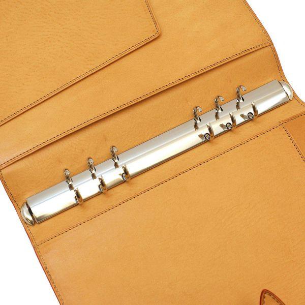 システム手帳 A5 ミネルバボックス リング径19mm ベルト ナチュラル