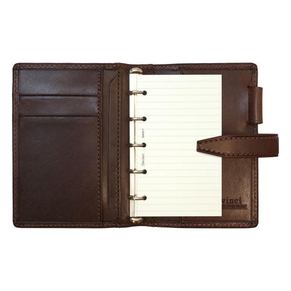 ダヴィンチ ミニ5穴 ロロマ クラシック リング径11mm ダークブラウン