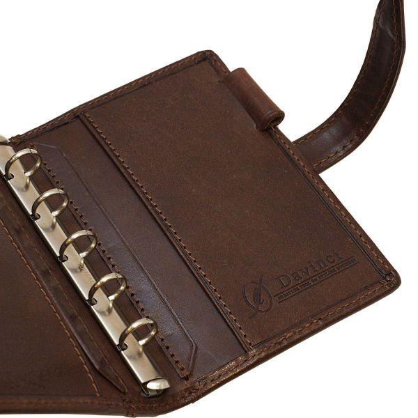 ダヴィンチ ミニ5穴 ロロマ クラシック リング径11mm ダークブラウン